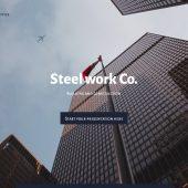 Steel company PowerPoint Template