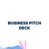 business pitch deck