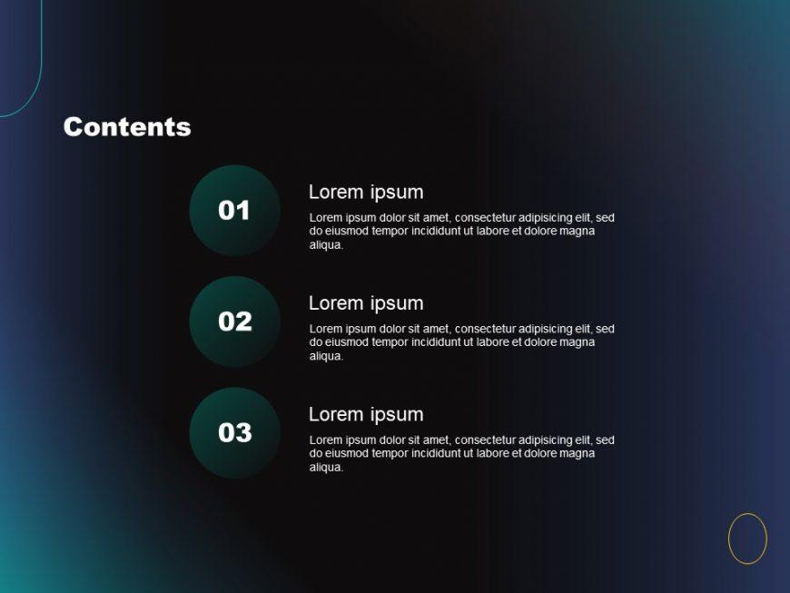 Gradient Company Profile PowerPoint Template