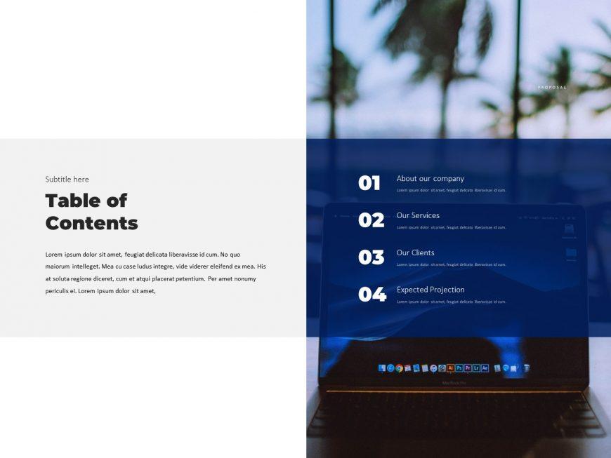 Asthetic Company Profile PowerPoint Template