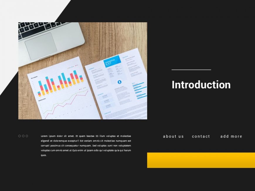 Yellow Company PowerPoint Template