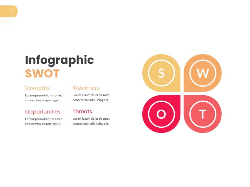 SWOT Infographic Light