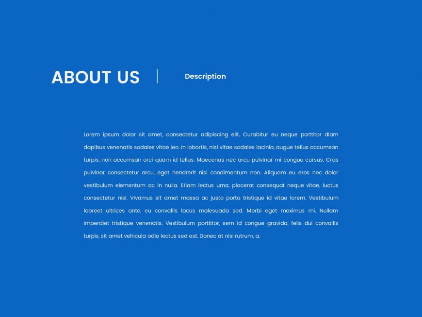 Blue-Grey Business Theme PowerPoint Presentation Template