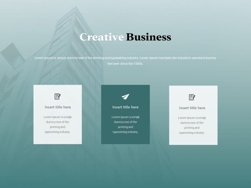 Business Theme PowerPoint Presentation Template