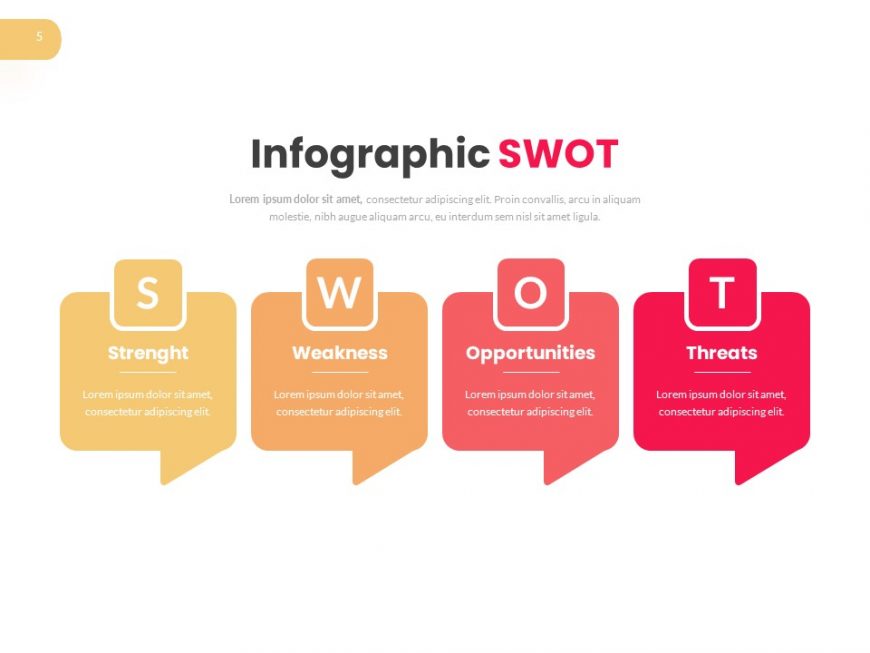 SWOT Infographic Light