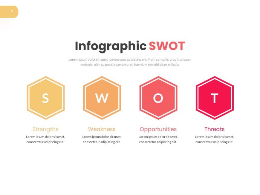 SWOT Infographic Light