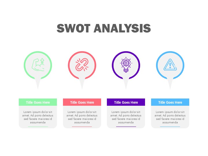 SWOT analysis PowerPoint template