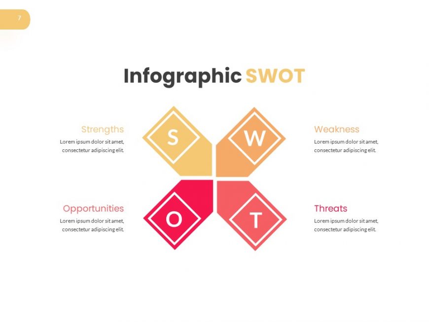 SWOT Infographic Light