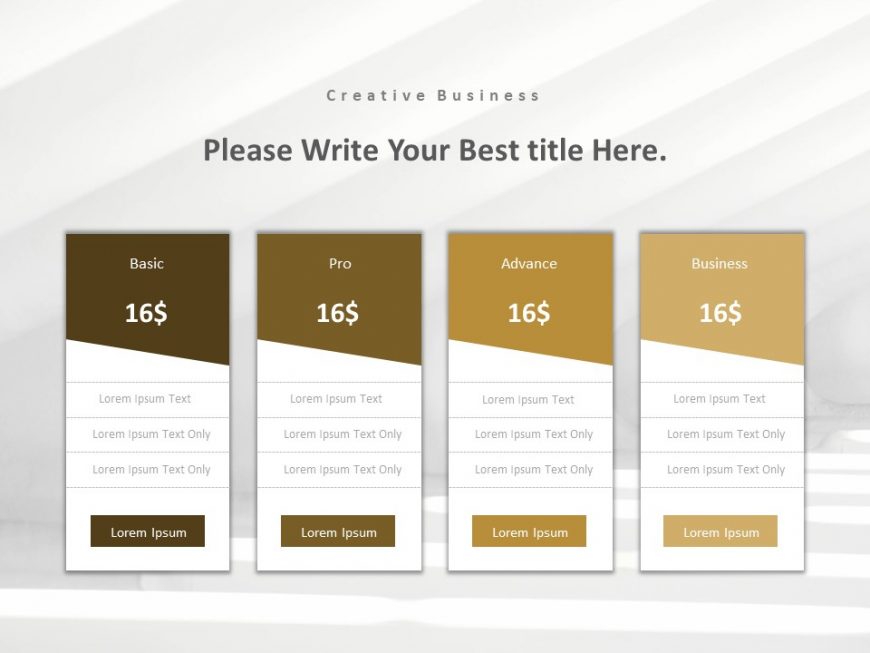 Business PowerPoint Presentation Templates