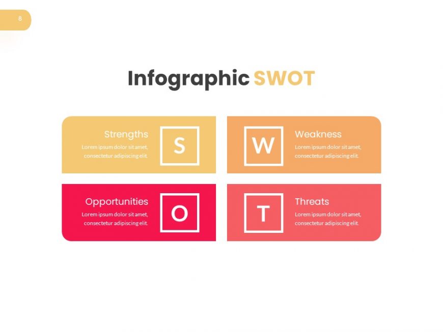 SWOT Infographic Light